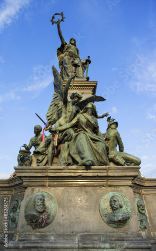 The Liberty Statue in the Reconciliation Park of Arad, Romania