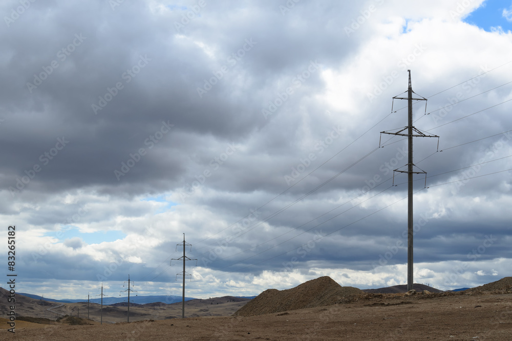 Obraz premium Power Line