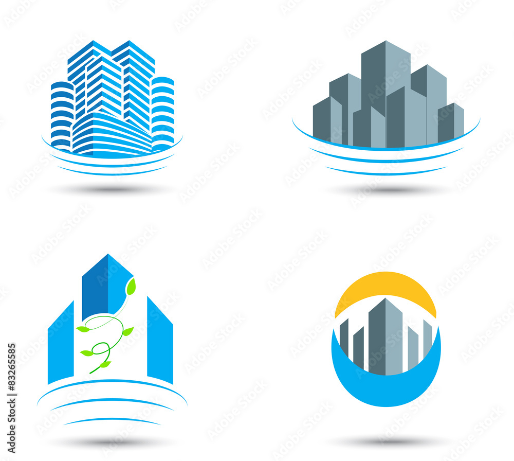 Real estate symbol and icons