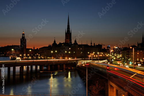 Bridge in Stockholm. Sweden