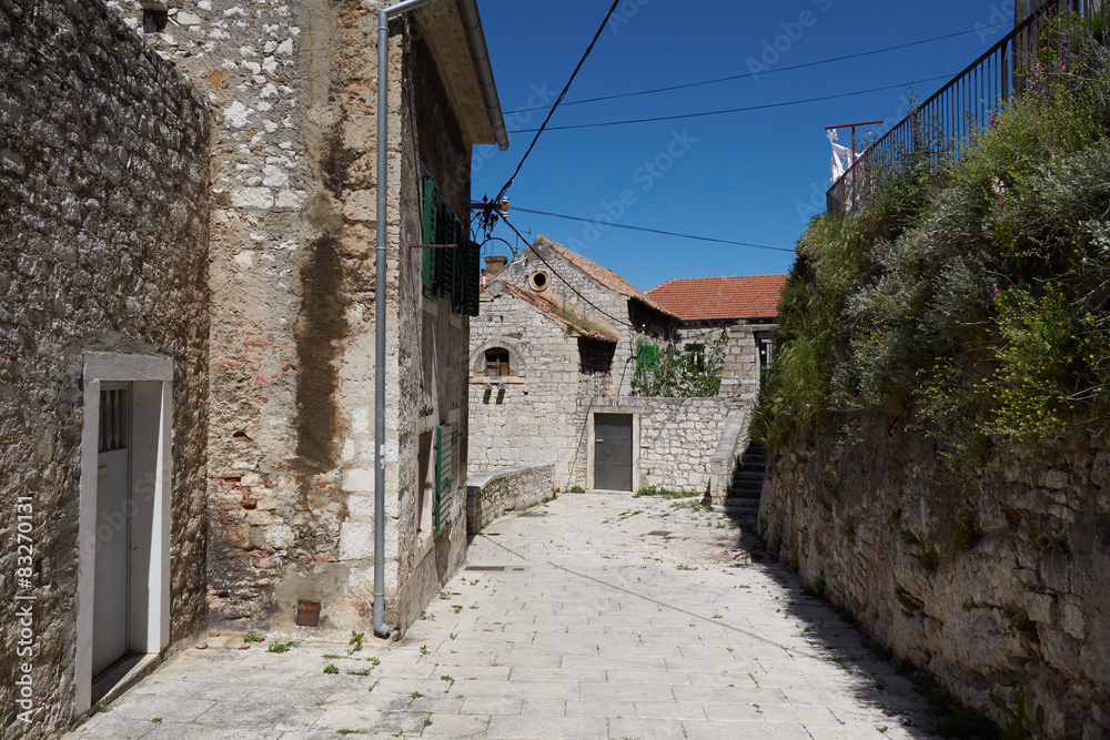 side street in  Croatia