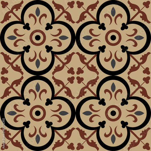 Hydraulic vintage cement tiles