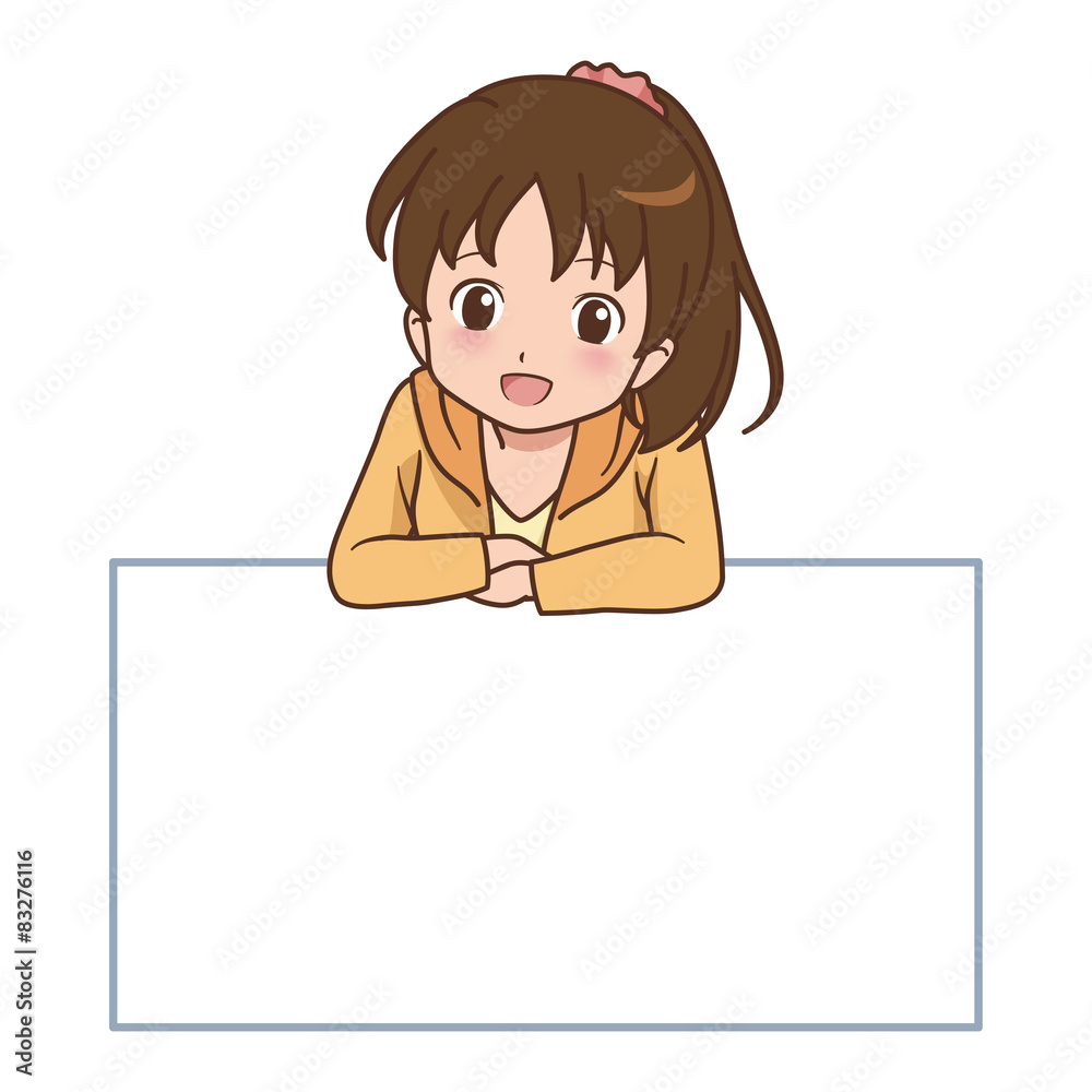 女の子　案内