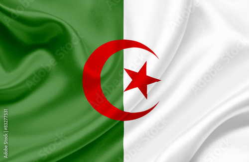 Algeria waving flag