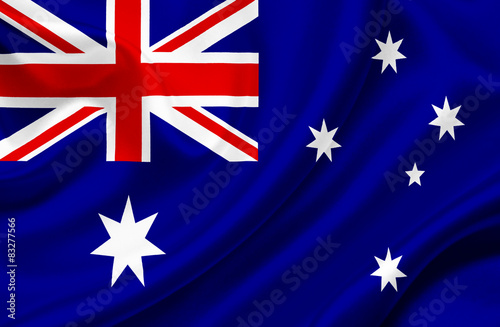 Australia waving flag © irishmaster