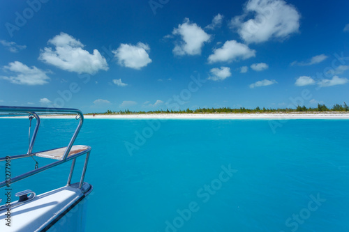 Caribbean sea travel on catamaran