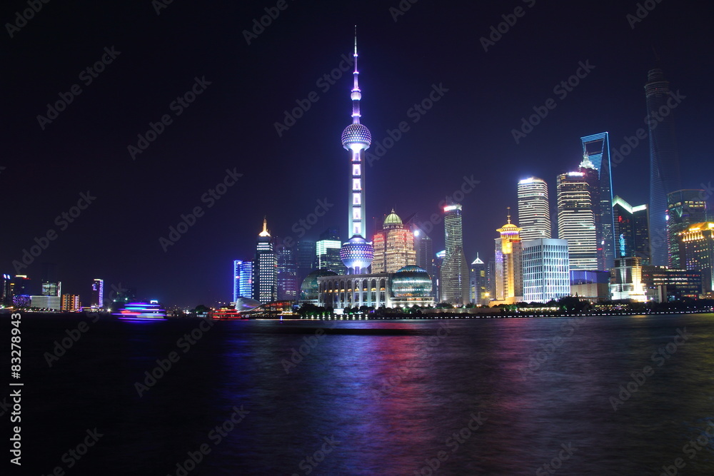 Lights of modern Shanghai