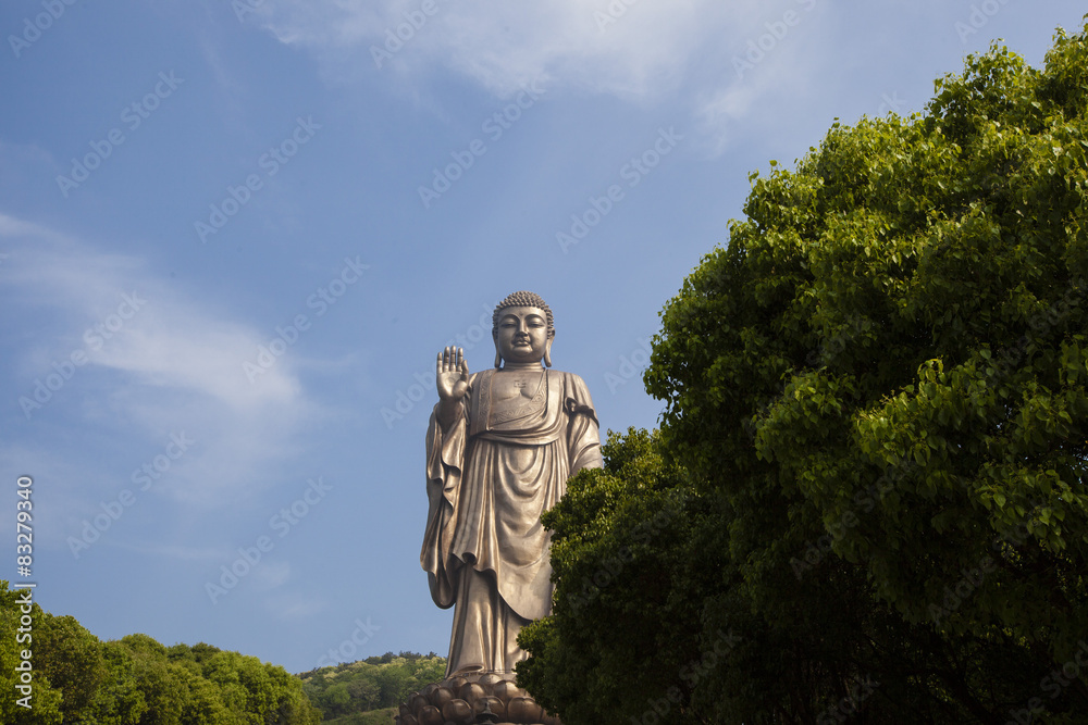 Jiangsu city in Wuxi province Grand Buddha at Lingshan