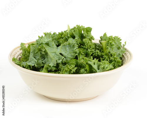 Chopped kale salad in a bowl