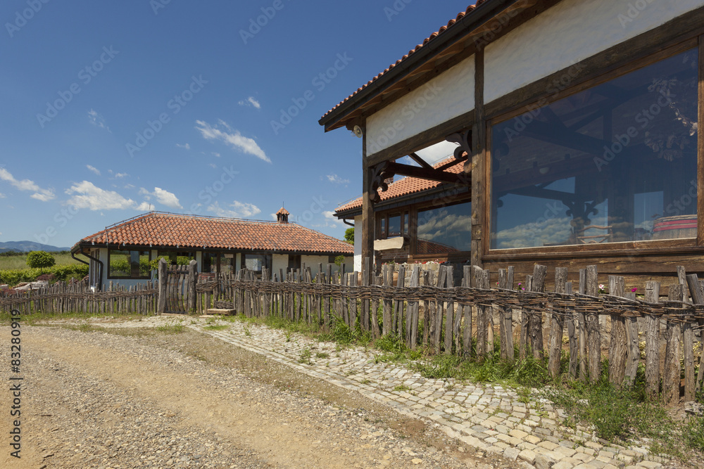 Old tavern in countryside