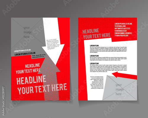 Editable A4 poster for design