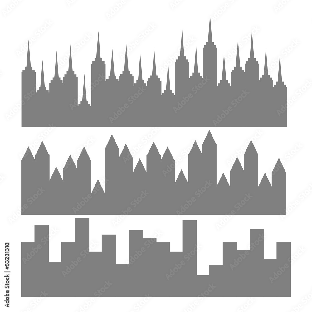 Fototapeta premium building silhouettes