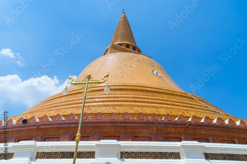 The First Grand Pagoda in Nakornpathom  Thailand