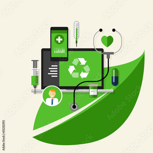 green recycle health medical environment friendly