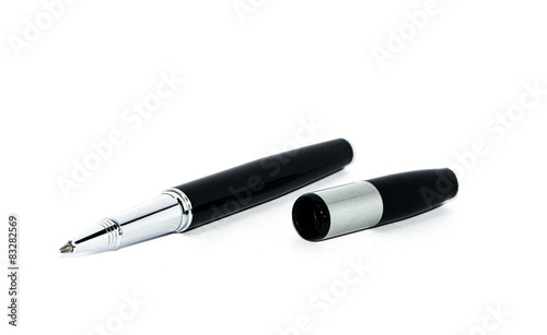 pen on white background