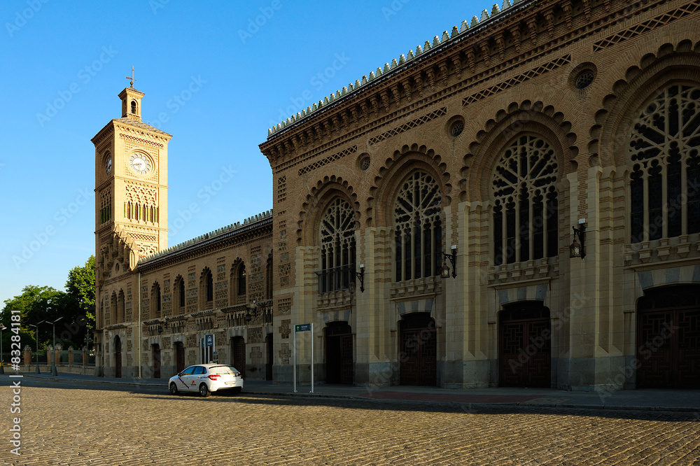 the railway station, Toledo, Spain
