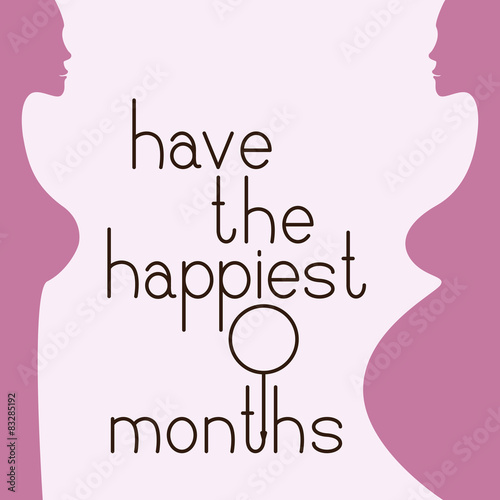 9 months greeting card