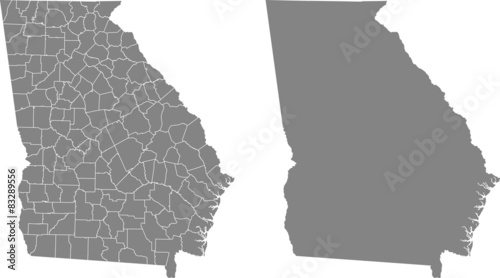 map of Georgia photo