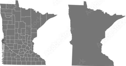 map of Minnesota photo