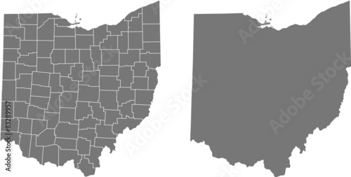 map of Ohio photo