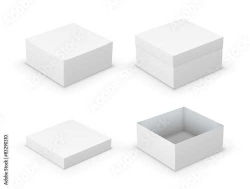 Open boxes