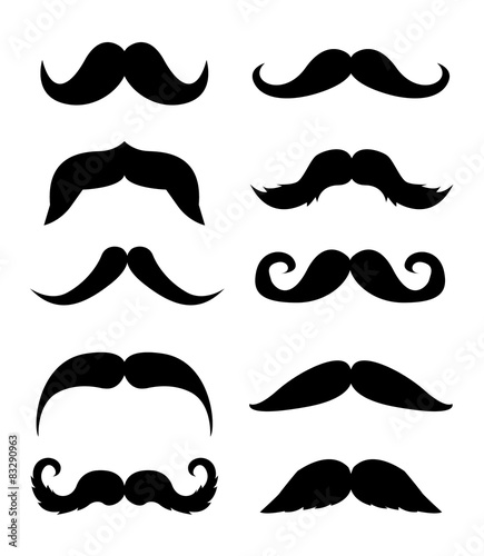 Hipster style silhouette