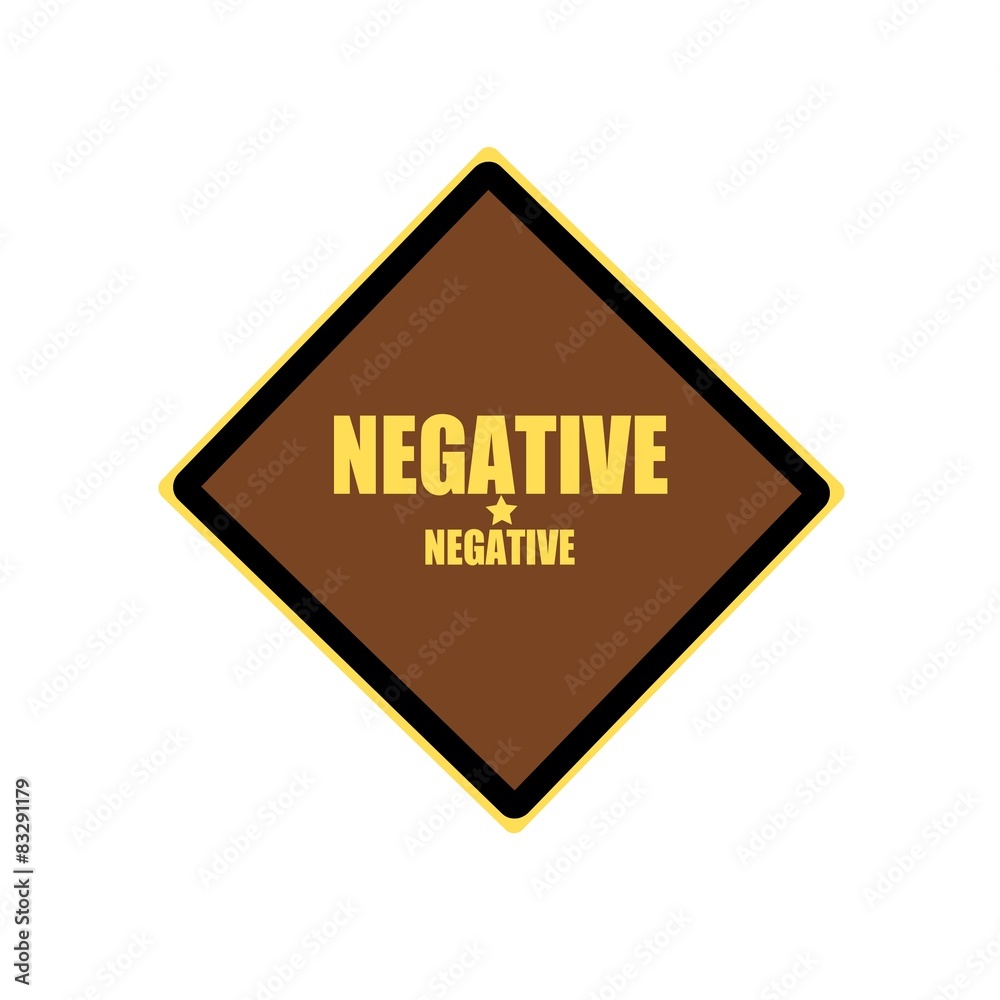 Negative yellow stamp text on brown background Negative yellow stamp text on brown background