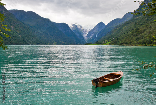 Boat on lake