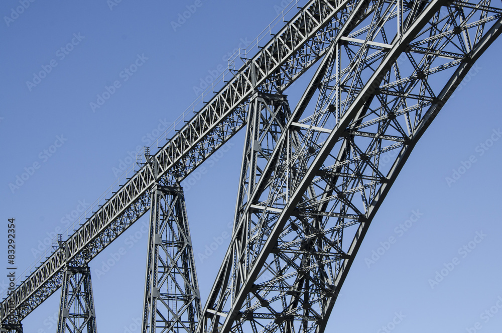 Detail einer Stahlbrücke, Porto
