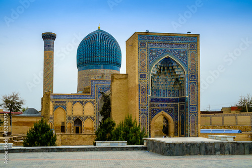 Obraz na płótnie Gur Emir mausoleum of the conqueror Asian Tamerlane in Samarkand