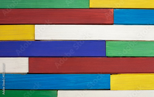 colored wooden background