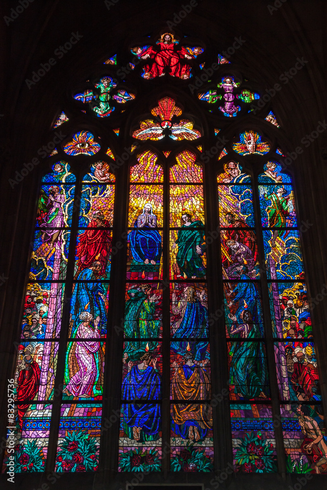 Obraz premium Painted glass