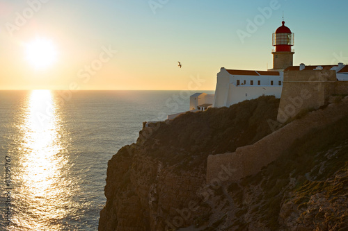 Algarve lighthouse, Portugal