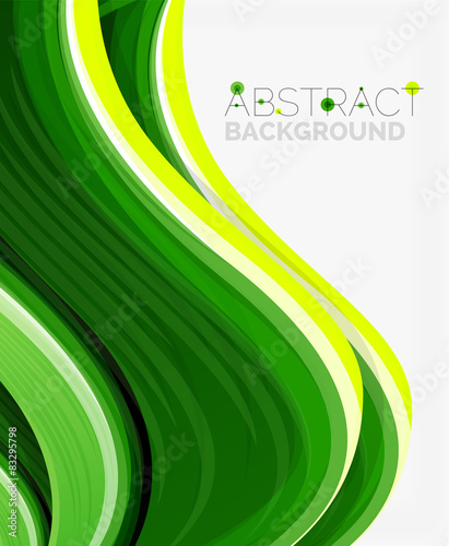 Abstract realistic solid wave background