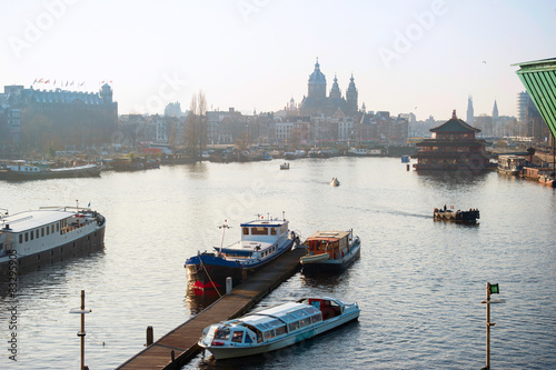 Amstel river, Amsterdam