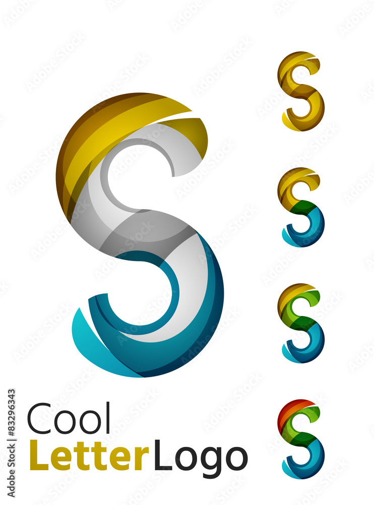 Naklejka premium Letter company logo