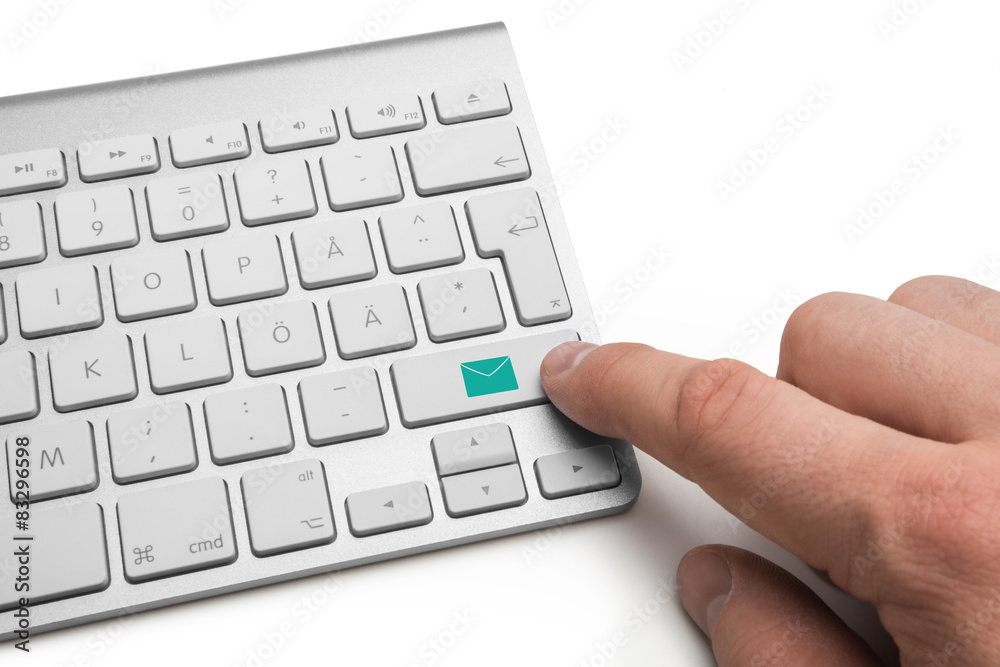 E-mail concept on keyboard E-mail concept on keyboard