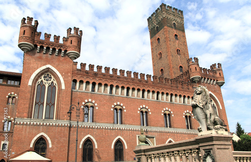 historic centre of Asti, Italy