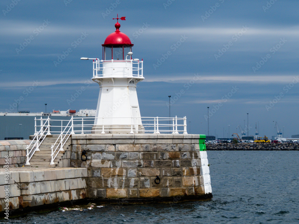 Old lighthouse in Malmo, Sweden