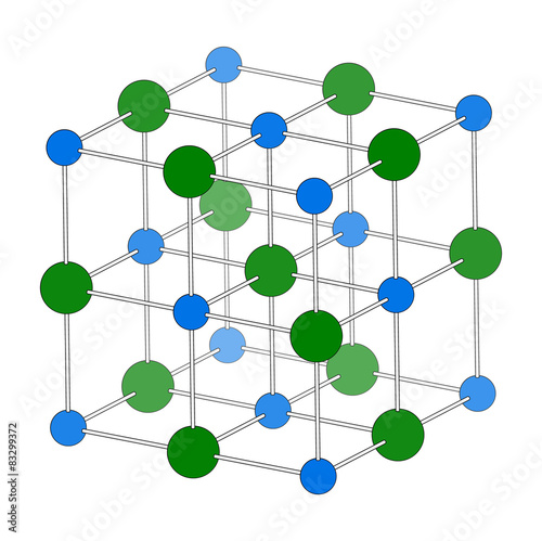 Sodium chloride (rock salt, halite, table salt)