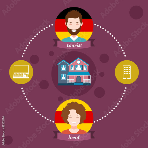 Infographics Couchsurfing