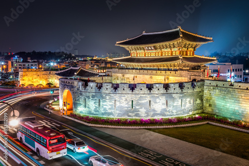 Obraz na płótnie Hwaseong Fortress w salonie