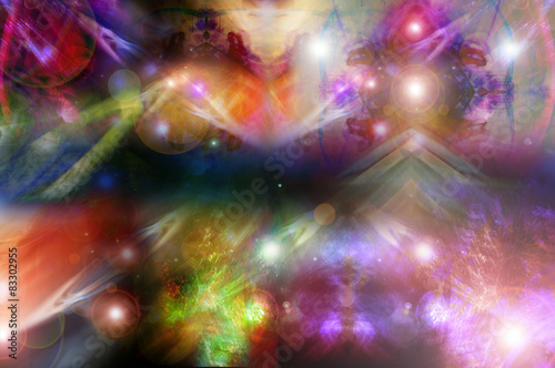 Galaxy Digital art background