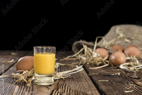 Homemade Egg Liqueur