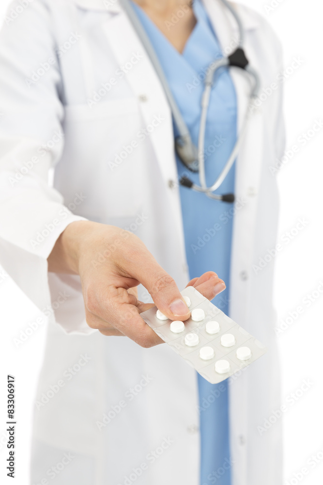 Doctor giving medication Doctor giving medication