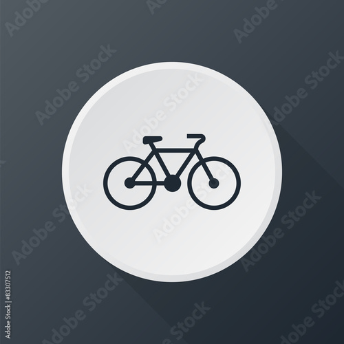 icon bicycle profile