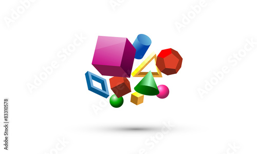 solidi, geometrie, grafica, arte