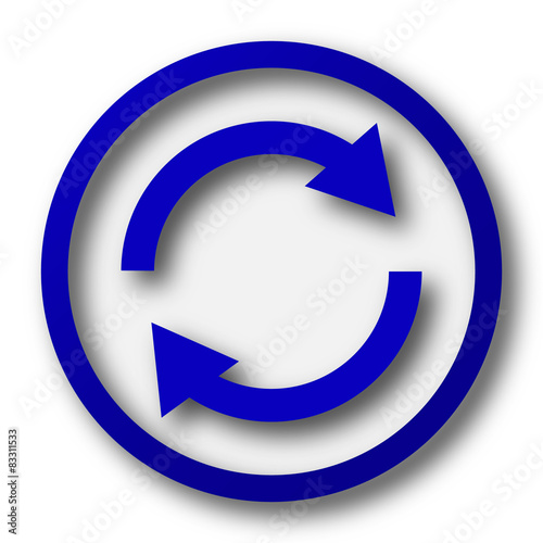 Free Download Reload two arrows icon - GFXLoad
