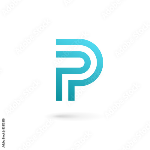 Free Download Letter P logo icon design template elements - GFXLoad
