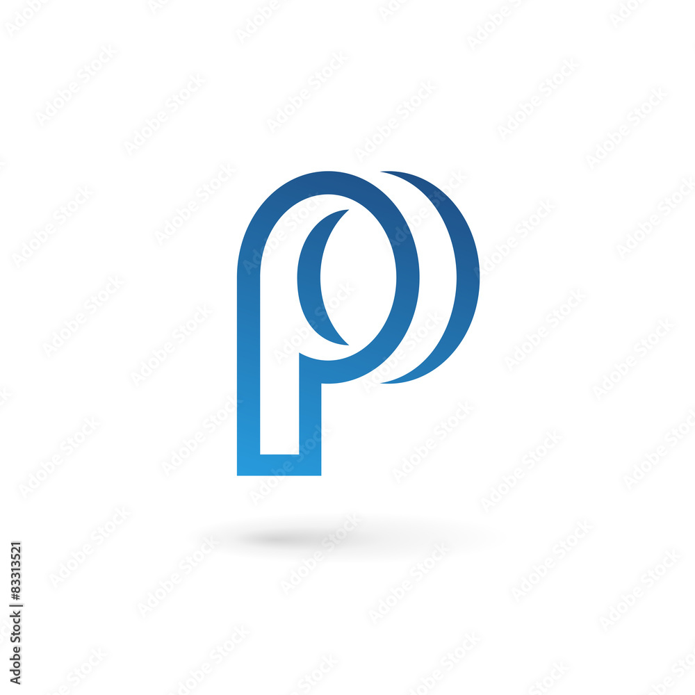 Letter P logo icon design template elements Letter P logo icon design template elements